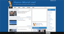 Desktop Screenshot of hans-wurst.net
